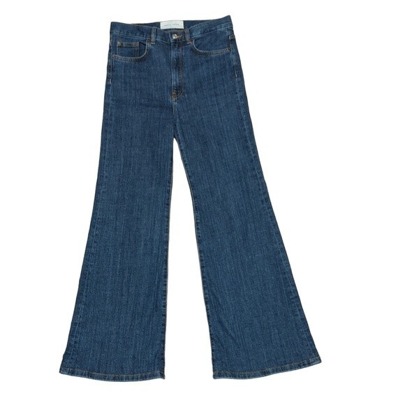 Denim - Jeanerica FW007 Fuji Vintage 95 organic cotton zip fly high rise flared jeans 27